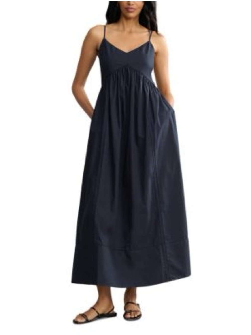 Jenni Kayne navy peninsula dress XS